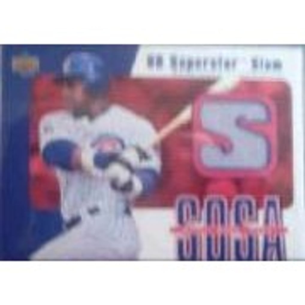 2003 Upper Deck UD Superstar Slam Jerseys #SS Sammy Sosa