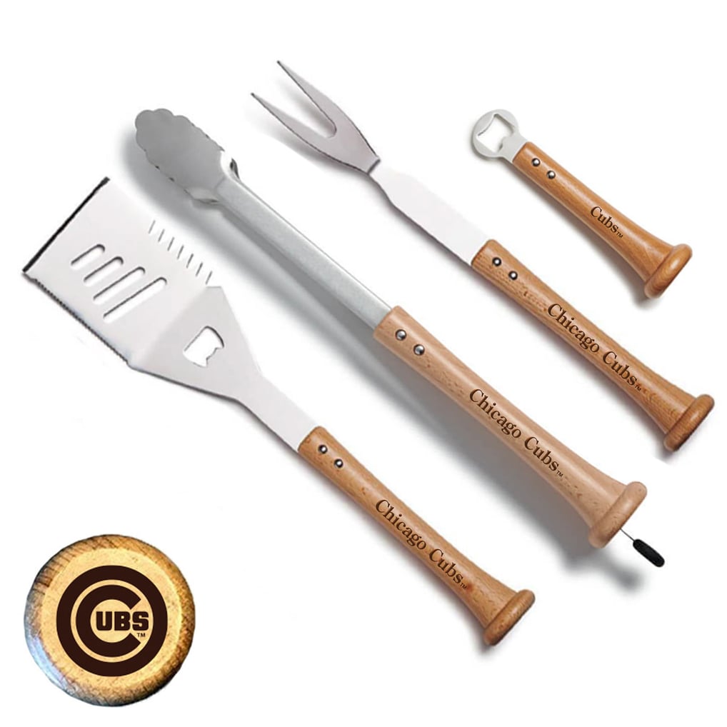 Chicago Cubs Baseball BBQ Home Run Grill Set
