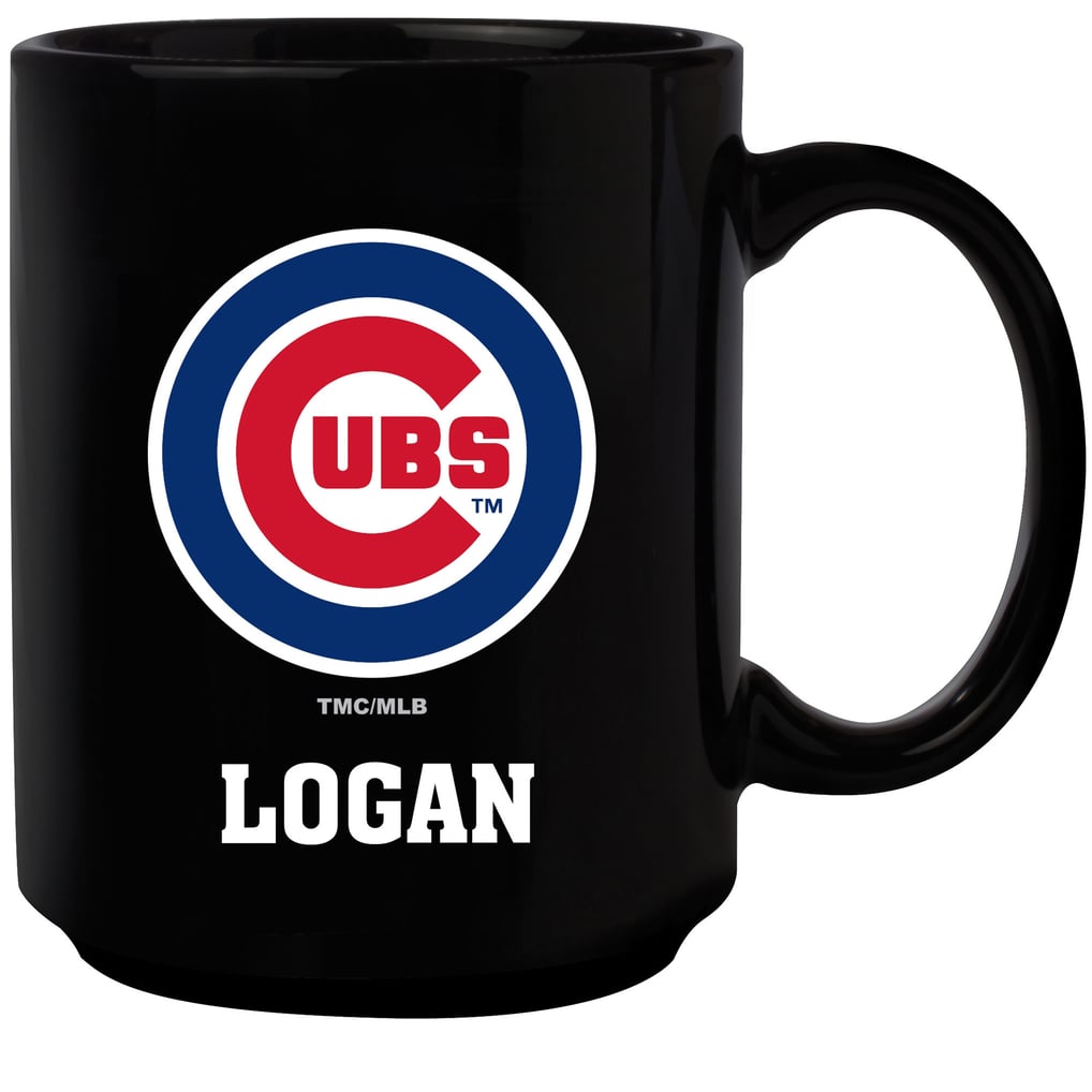 Chicago Cubs 15oz. Personalized Mug - Black