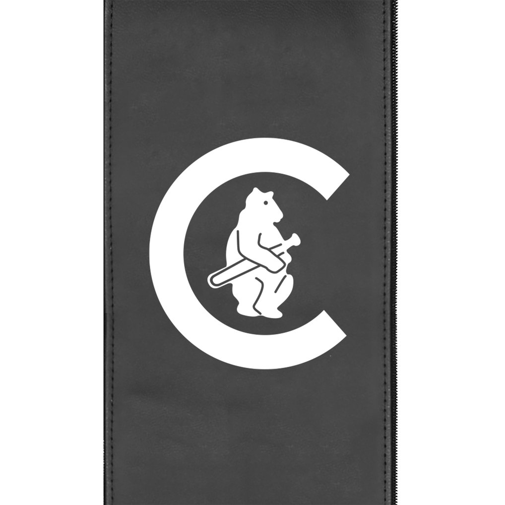 Chicago Cubs Logo Stealth Manual Recliner - Black