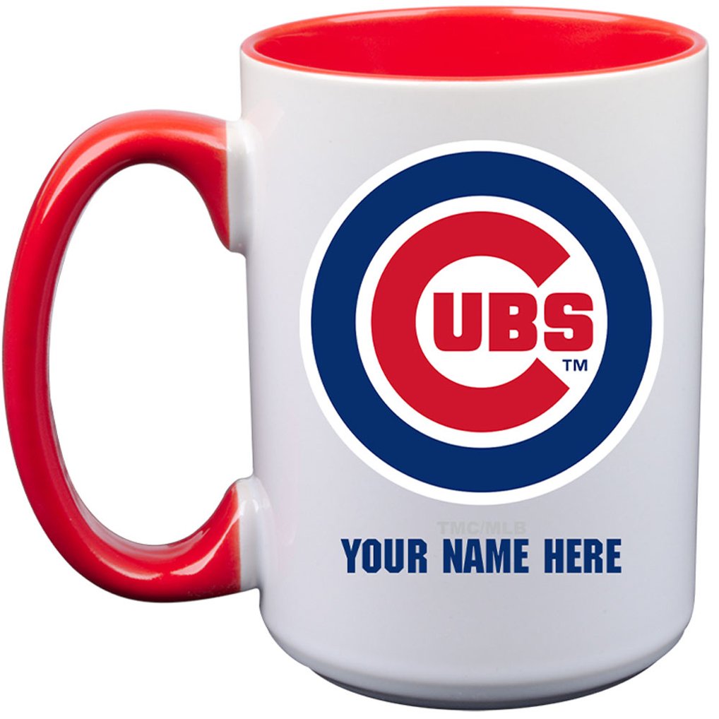 Chicago Cubs 15oz. Personalized Ceramic Mug