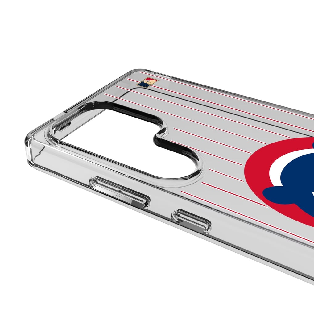 Chicago Cubs 1979-1998 Cooperstown Pinstripe Galaxy Clear Case