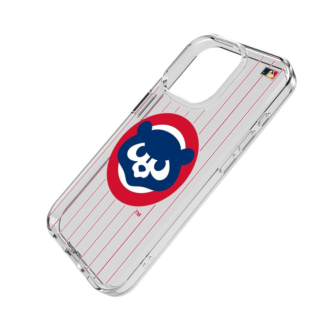 Chicago Cubs 1979-1998 Cooperstown Pinstripe iPhone Clear Case