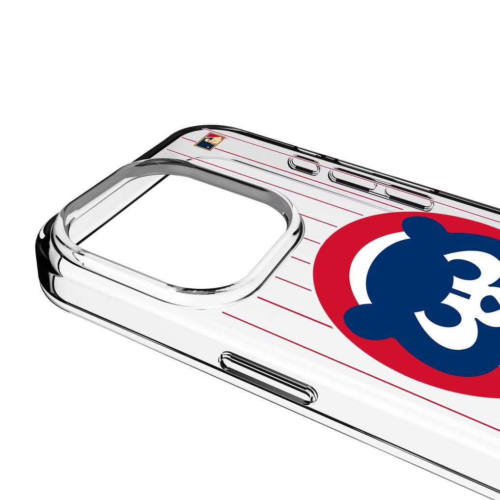 Chicago Cubs 1979-1998 Cooperstown Pinstripe iPhone Clear Case