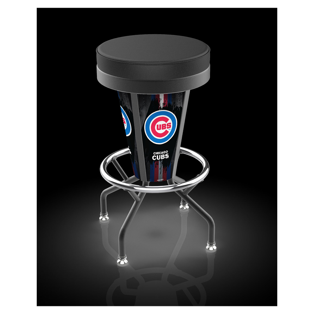 Chicago Cubs 30" Lighted Bar Stool