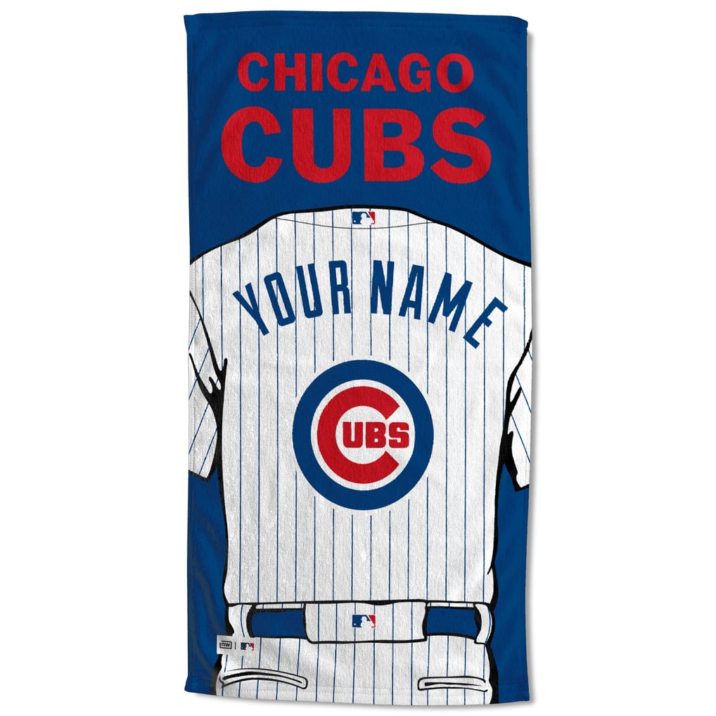Chicago Cubs 30'' x 60'' Personalized Beach Towel