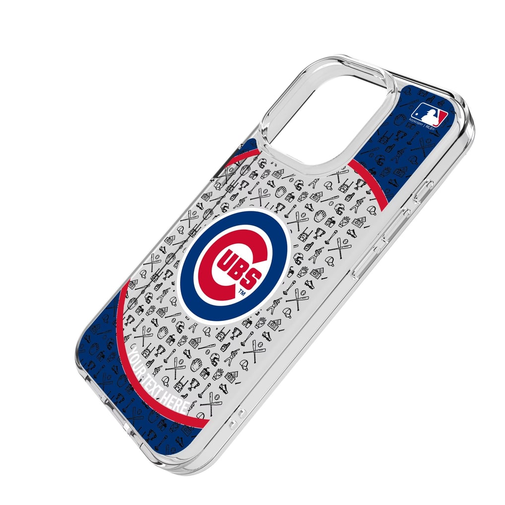 Chicago Cubs Circle Design iPhone Clear Case