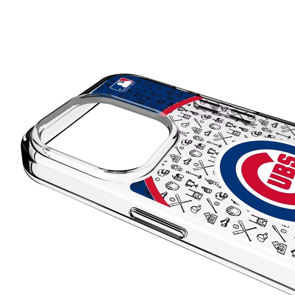 Chicago Cubs Circle Design iPhone Clear Case