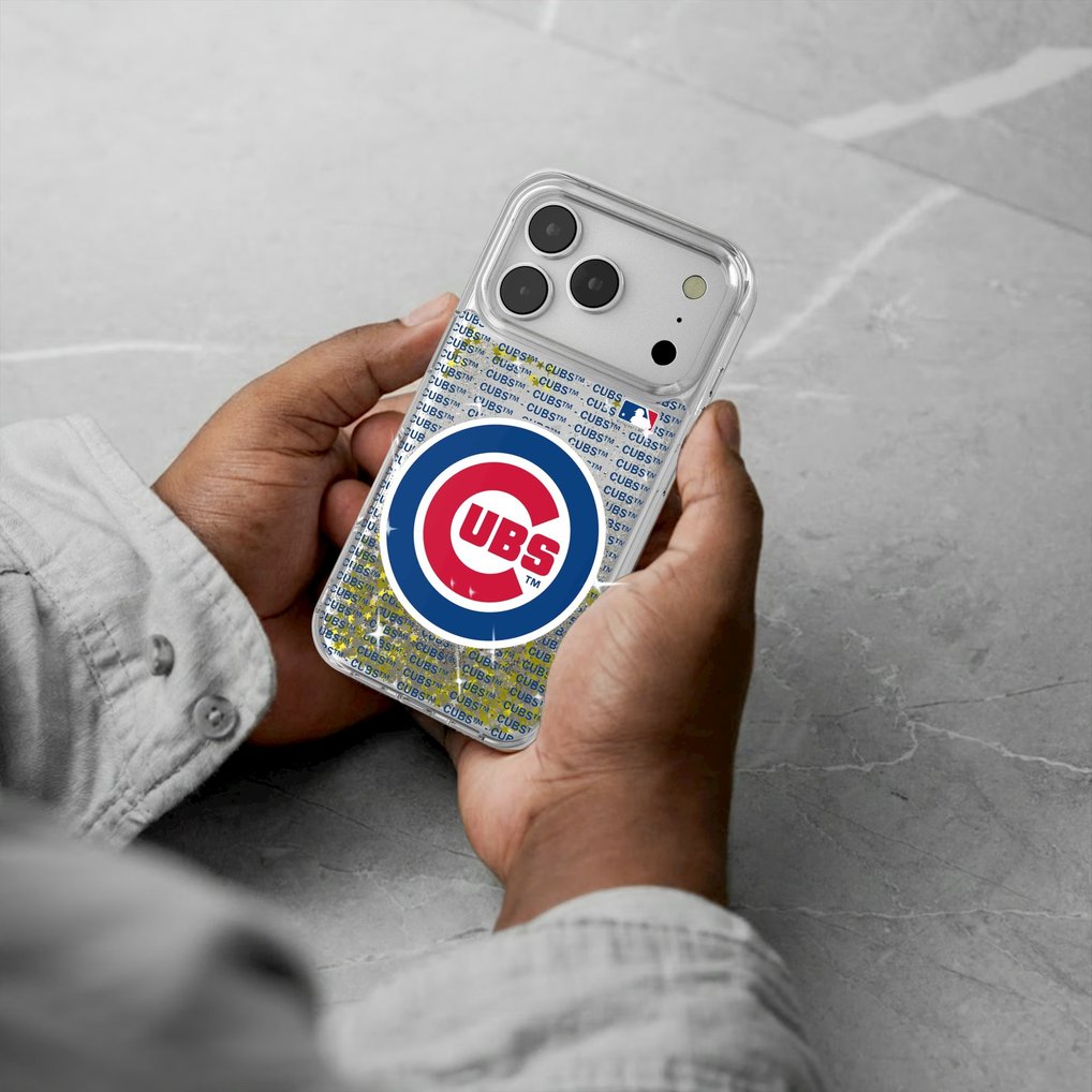Chicago Cubs iPhone Text Backdrop Design Case