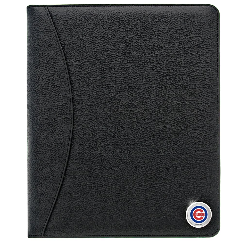 Chicago Cubs Zippered Leather Portfolio