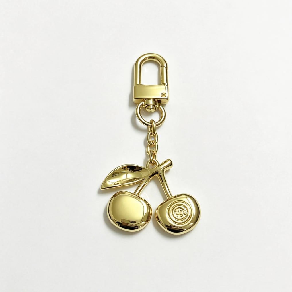 Chicago Cubs LUV AJ Cherry Purse Charm 
