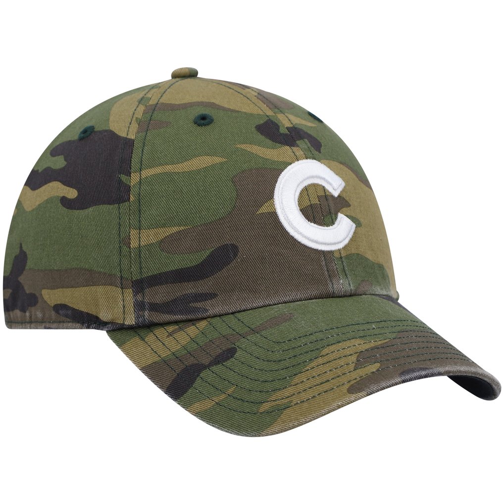 Chicago Cubs '47 Clean Up Adjustable Hat - Camo