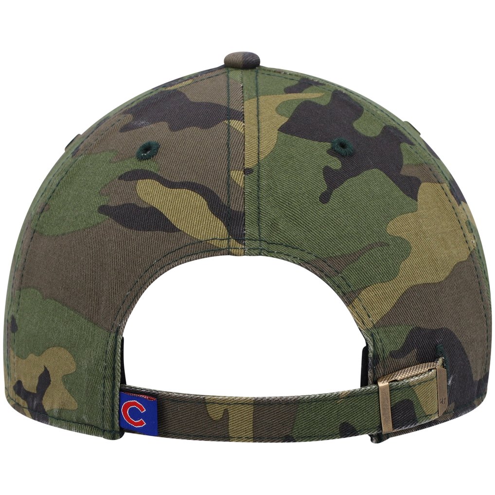 Chicago Cubs '47 Clean Up Adjustable Hat - Camo
