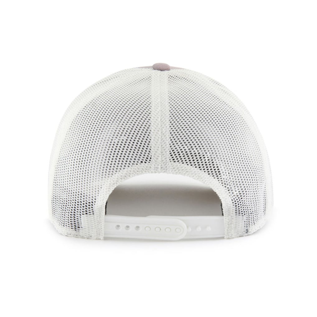 Chicago Cubs '47 Tide Sweep Rope Trucker Adjustable Hat - Gray/White
