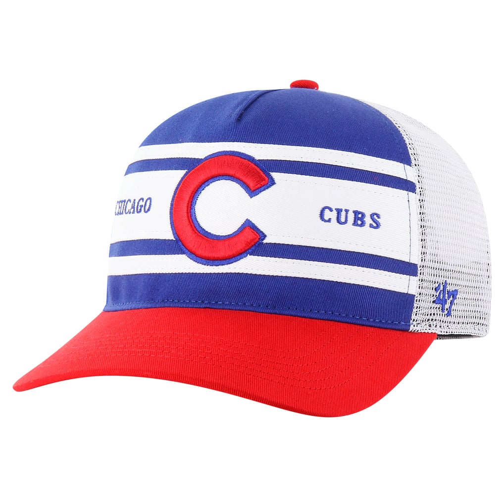 Chicago Cubs '47 Gridiron Super Stripe Relaxed Trucker Hitch Adjustable Hat - Royal