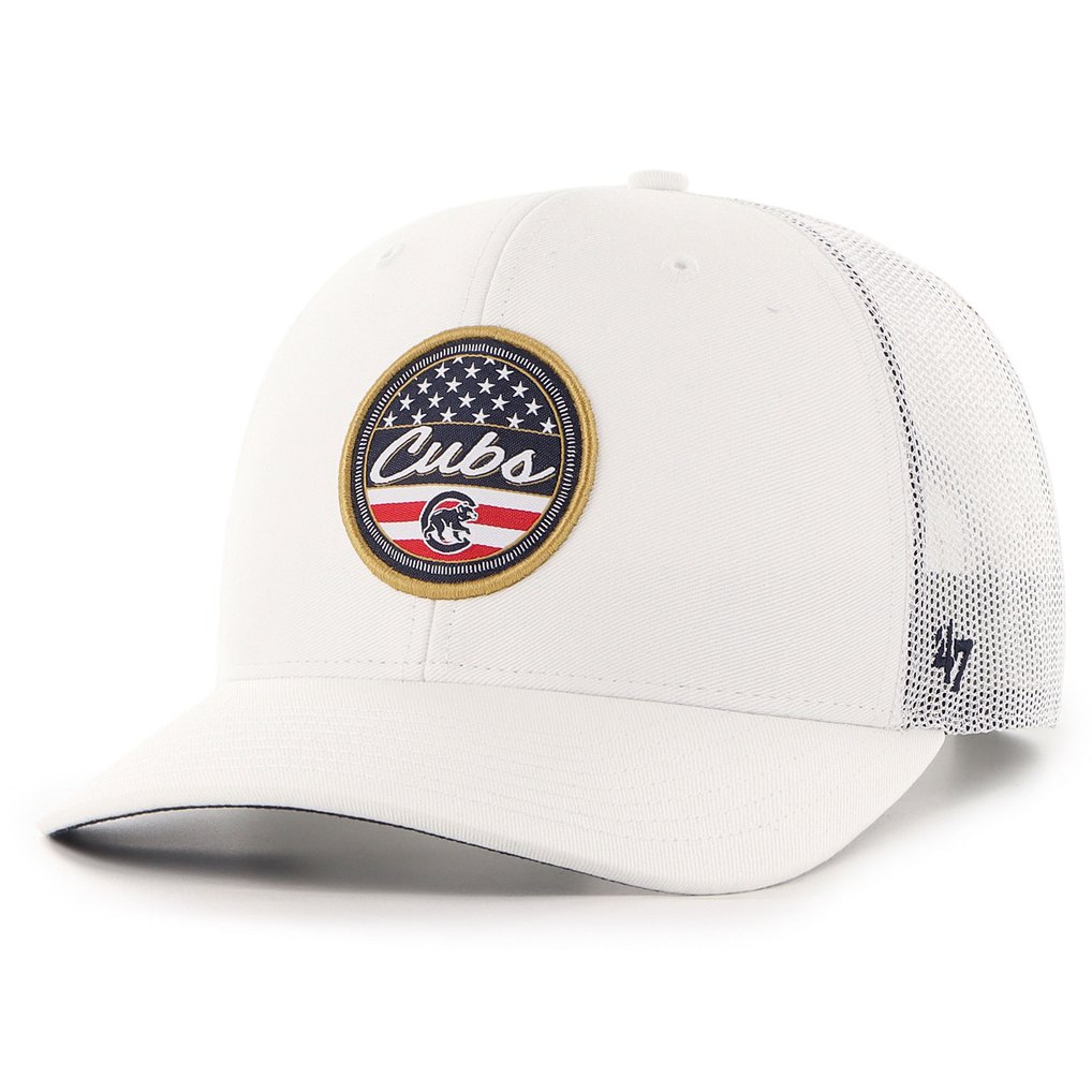 Chicago Cubs '47 Homage Adjustable Trucker Hat - White