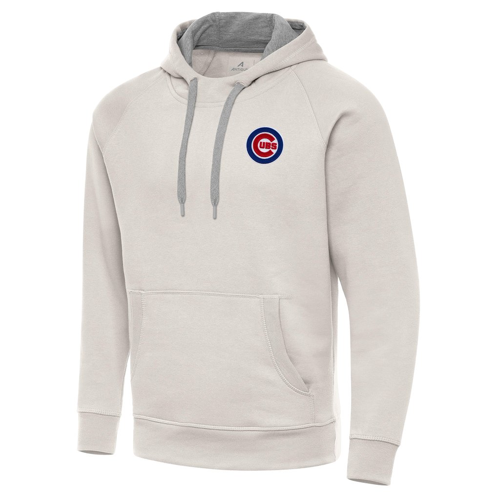 Chicago Cubs Antigua Victory Pullover Hoodie - Cream