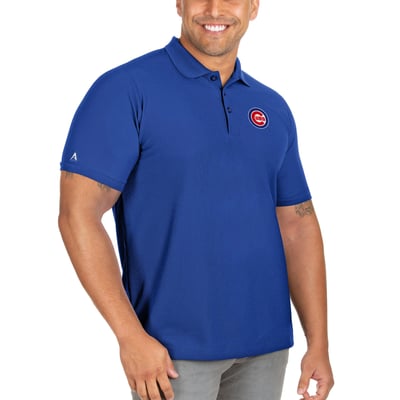 Chicago Cubs Antigua Big & Tall Legacy Pique Polo - Royal