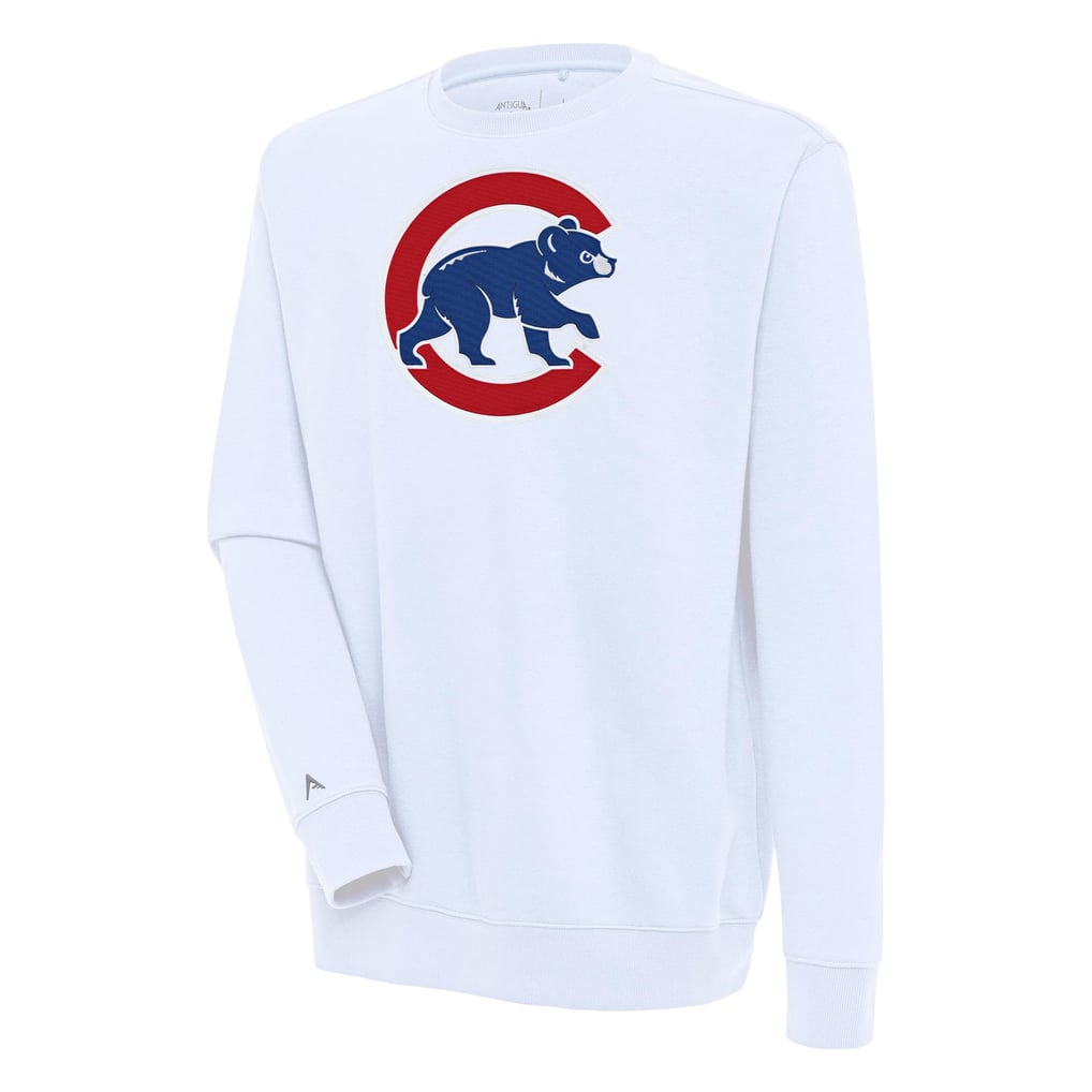  Chicago Cubs Antigua Victory Pullover Sweatshirt - White