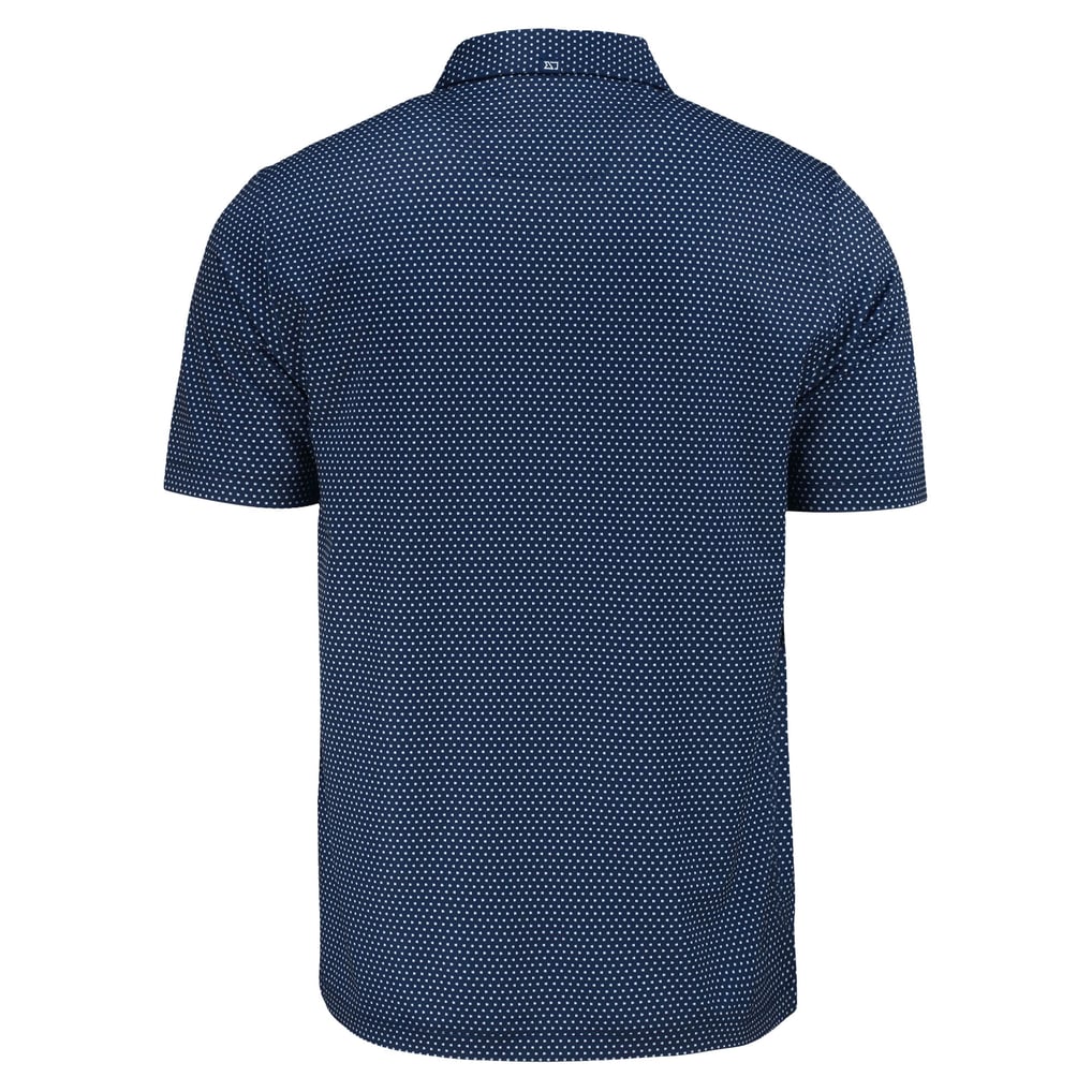 Chicago Cubs Cutter & Buck Pike Eco Shadow Check Print - Navy