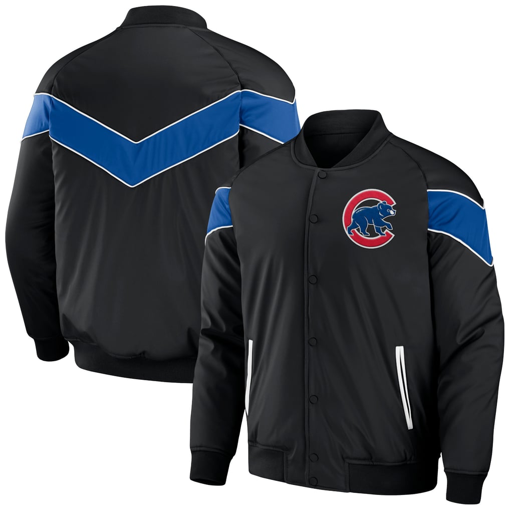 Chicago Cubs Darius Rucker Collection by Fanatics Baseball Raglan Full-Snap Jacket - Black