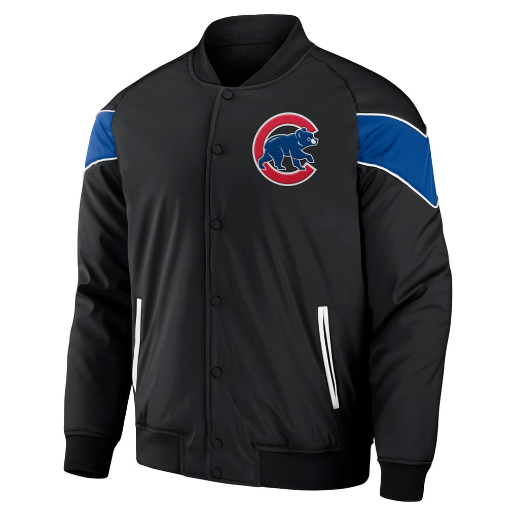 Chicago Cubs Darius Rucker Collection by Fanatics Baseball Raglan Full-Snap Jacket - Black