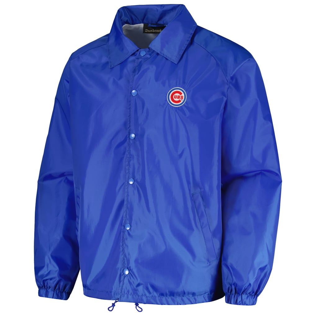  Chicago Cubs Dunbrooke Coach's Raglan Full-Snap Windbreaker Jacket - Royal