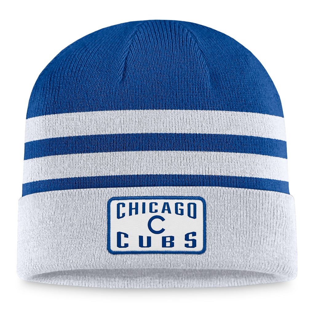 Chicago Cubs Fanatics Cuffed Knit Hat - Gray