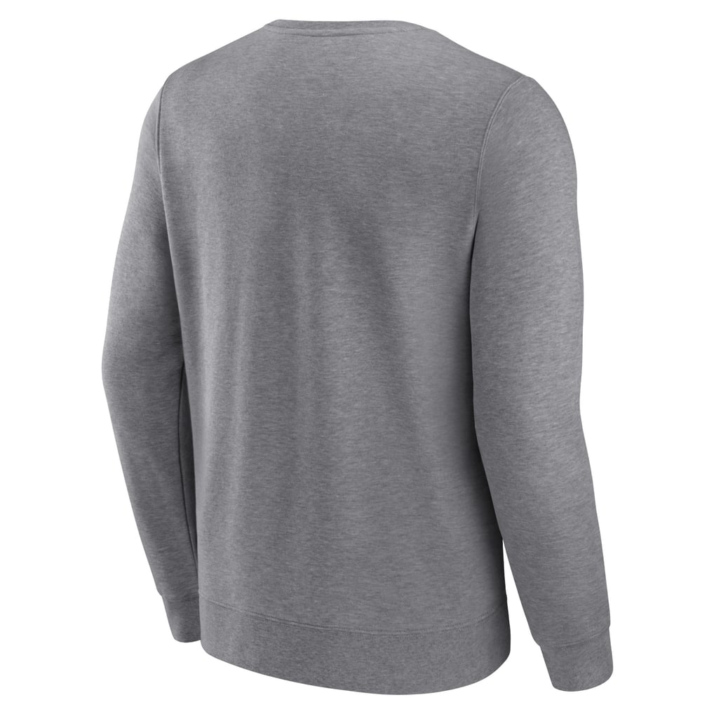 Chicago Cubs Fanatics Simplicity Pullover Sweatshirt - Heather Gray