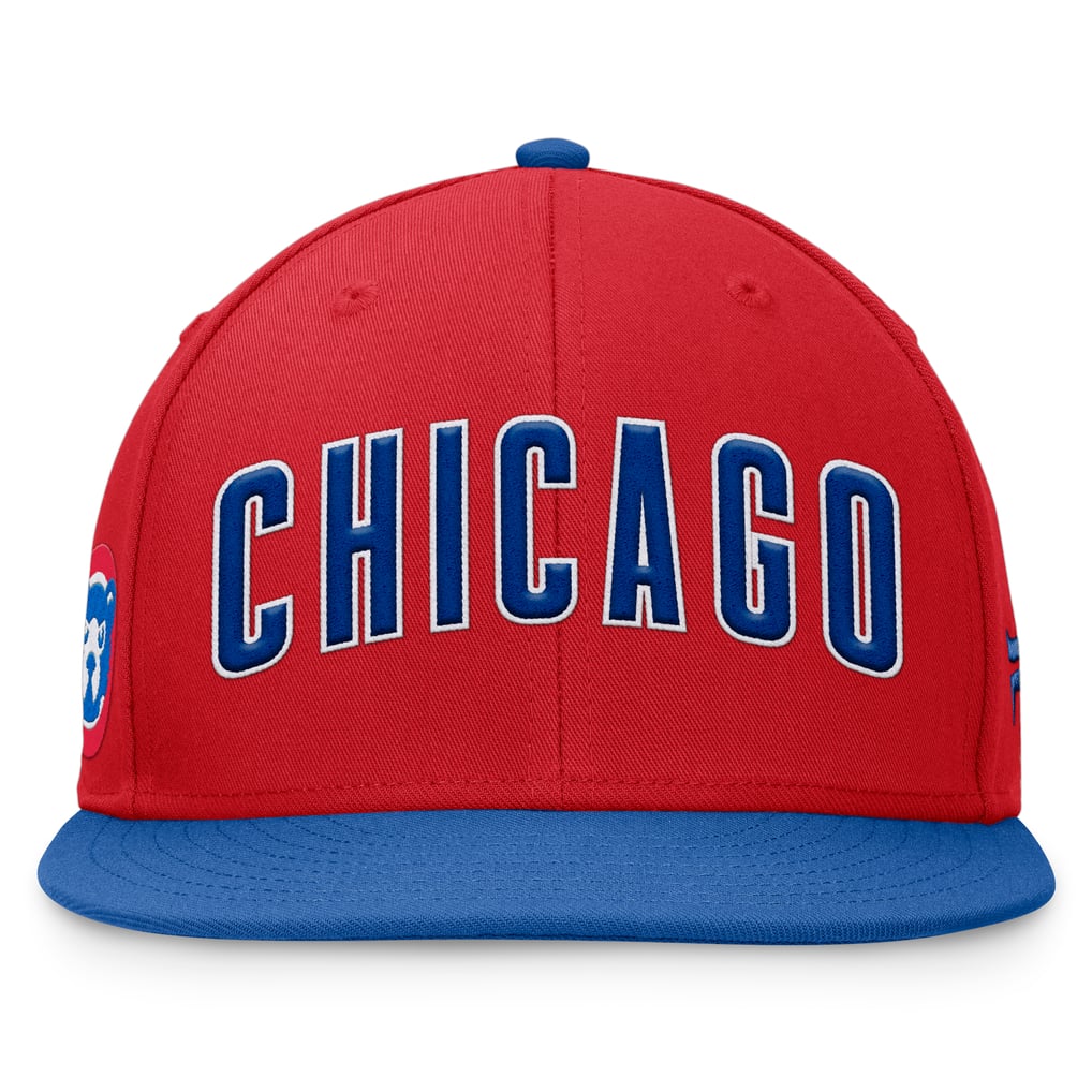 Chicago Cubs Fanatics Fundamental Two-Tone Fitted Hat - Red