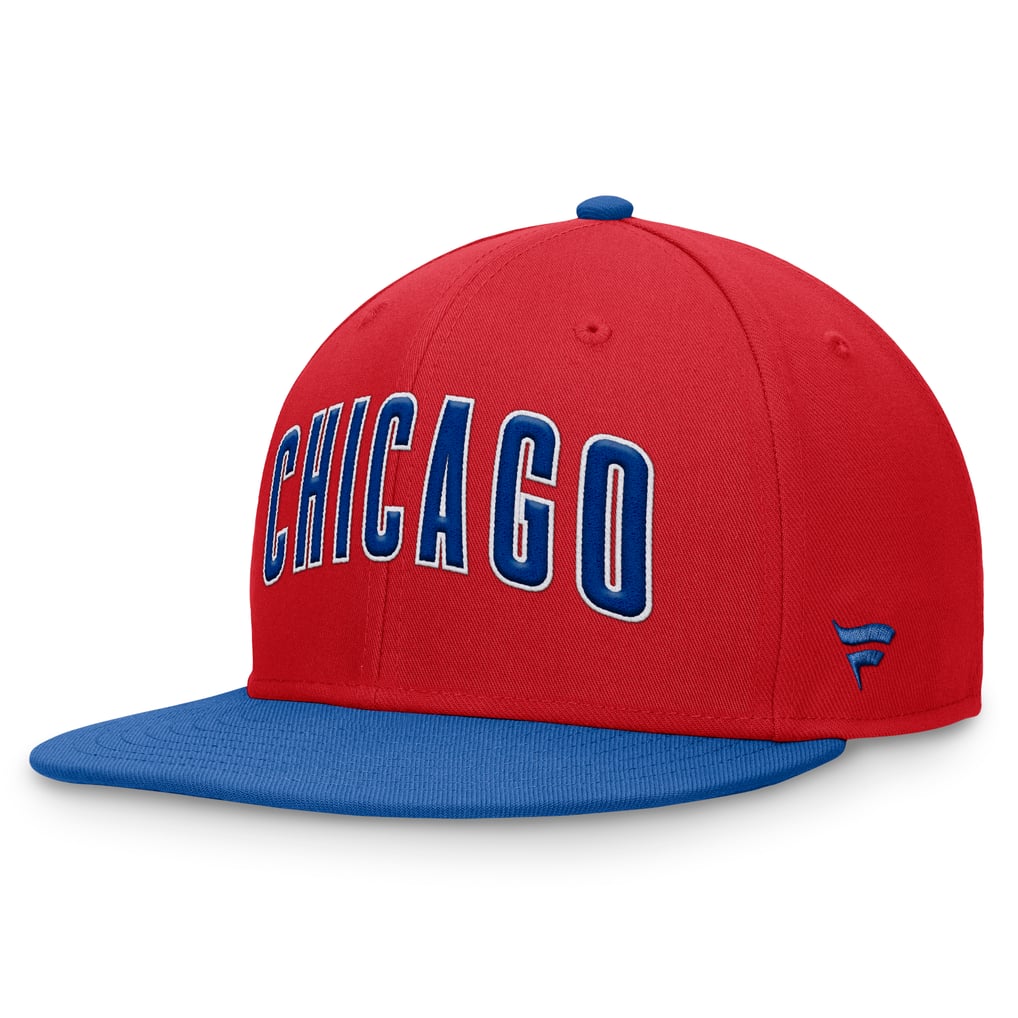 Chicago Cubs Fanatics Fundamental Two-Tone Fitted Hat - Red