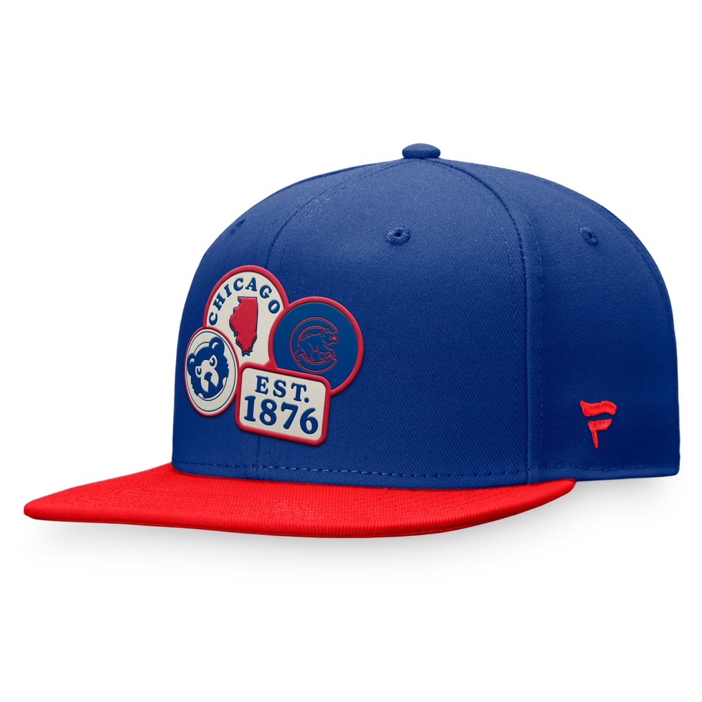 Chicago Cubs Fanatics Heritage Patch Fitted Hat - Royal