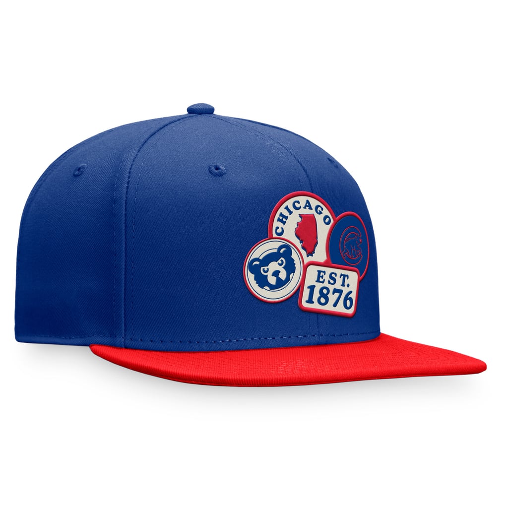 Chicago Cubs Fanatics Heritage Patch Fitted Hat - Royal