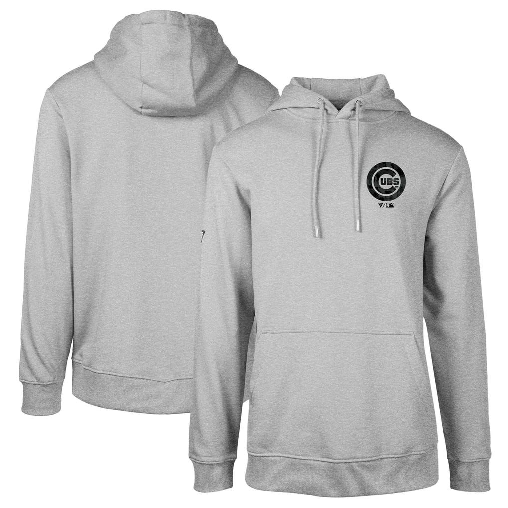 Chicago Cubs Levelwear Podium Digital Camo Pullover Hoodie - Gray