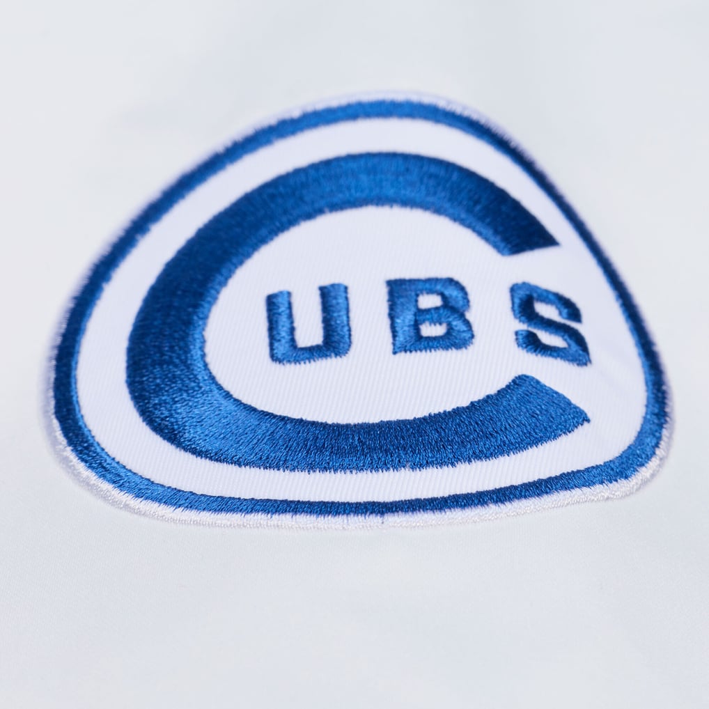 Chicago Cubs Mitchell & Ness Cooperstown Collection Arctic Lightweight Satin Full-Snap Jacket - White