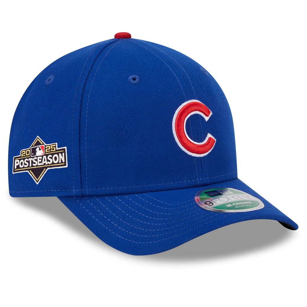 Chicago Cubs New Era 2025 MLB Postseason Side Patch 9FORTY Adjustable Hat - Blue