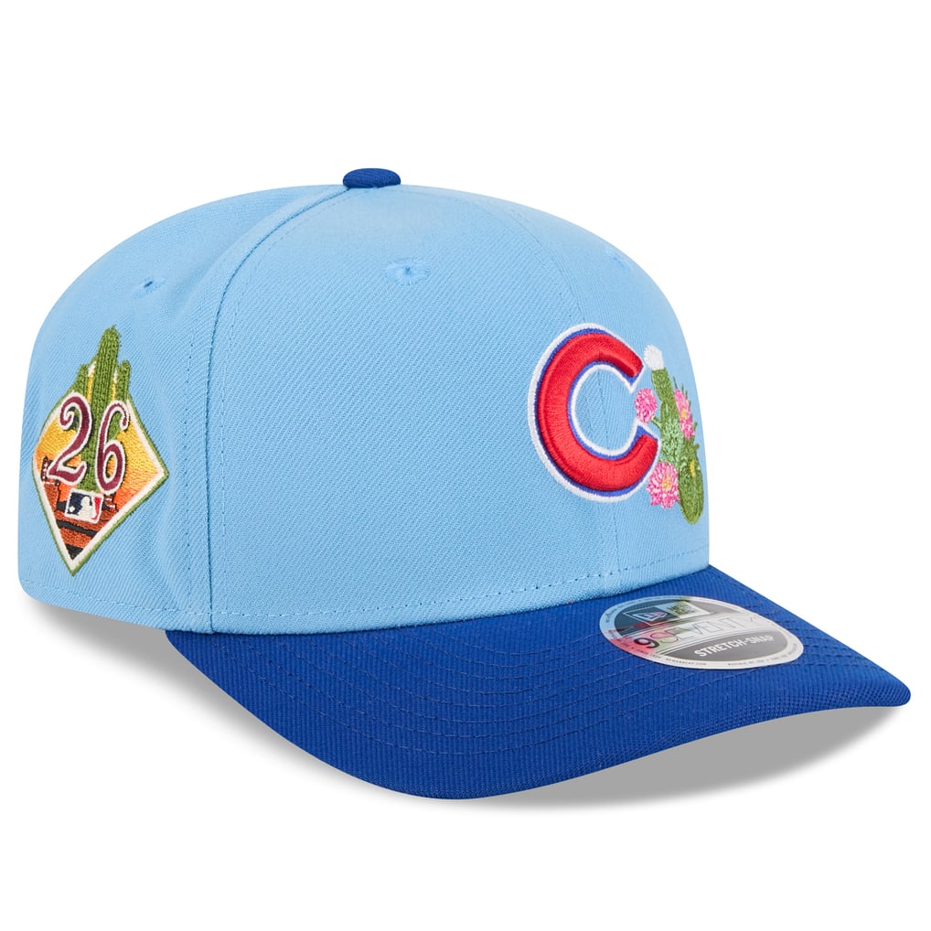  Chicago Cubs New Era 2026 Spring Training 9SEVENTY Adjustable Hat - Light Blue/Royal