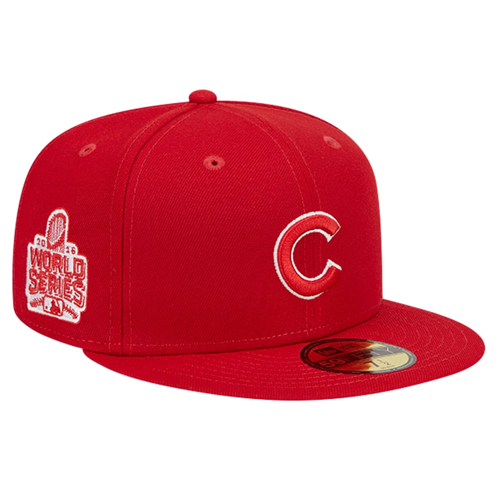Chicago Cubs New Era Logo 59FIFTY Fitted Hat - Red