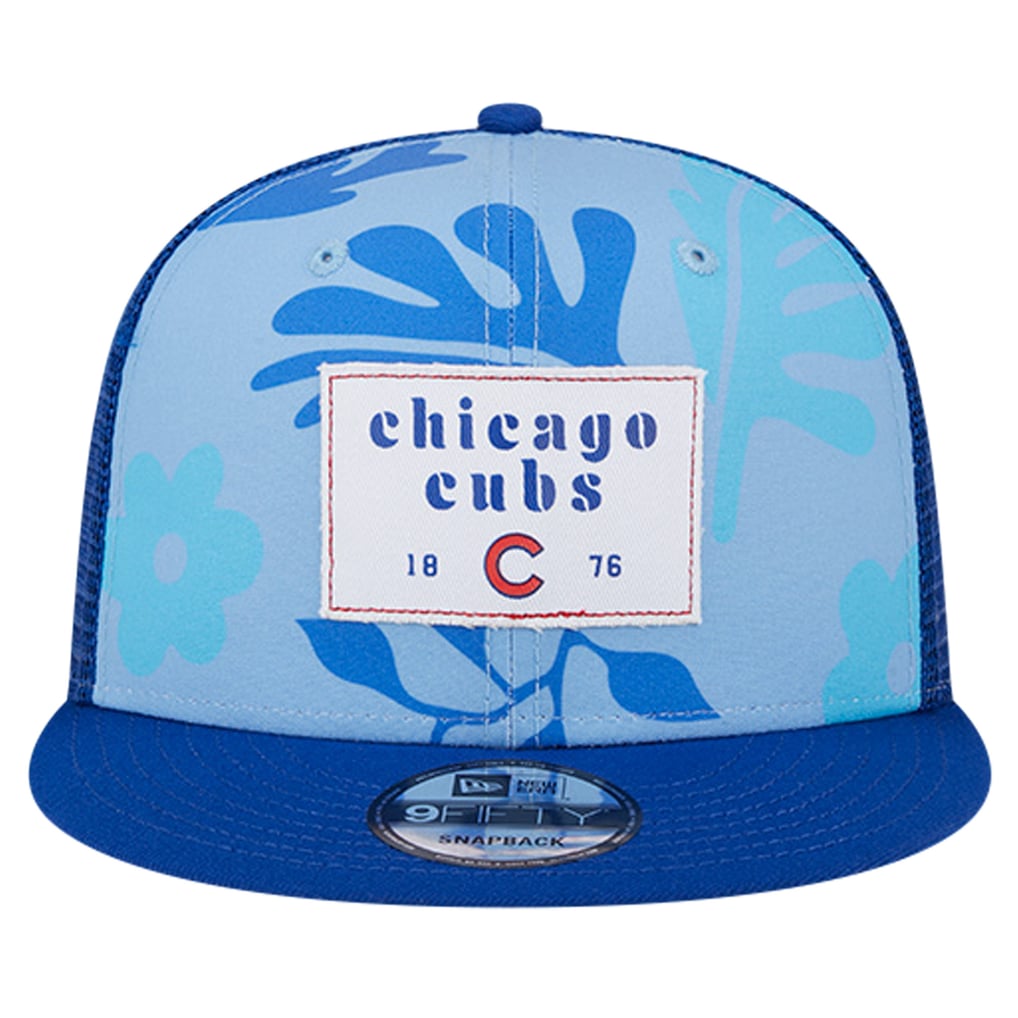 Chicago Cubs New Era Bikini Bottom Trucker 9FIFTY Snapback Hat - Royal