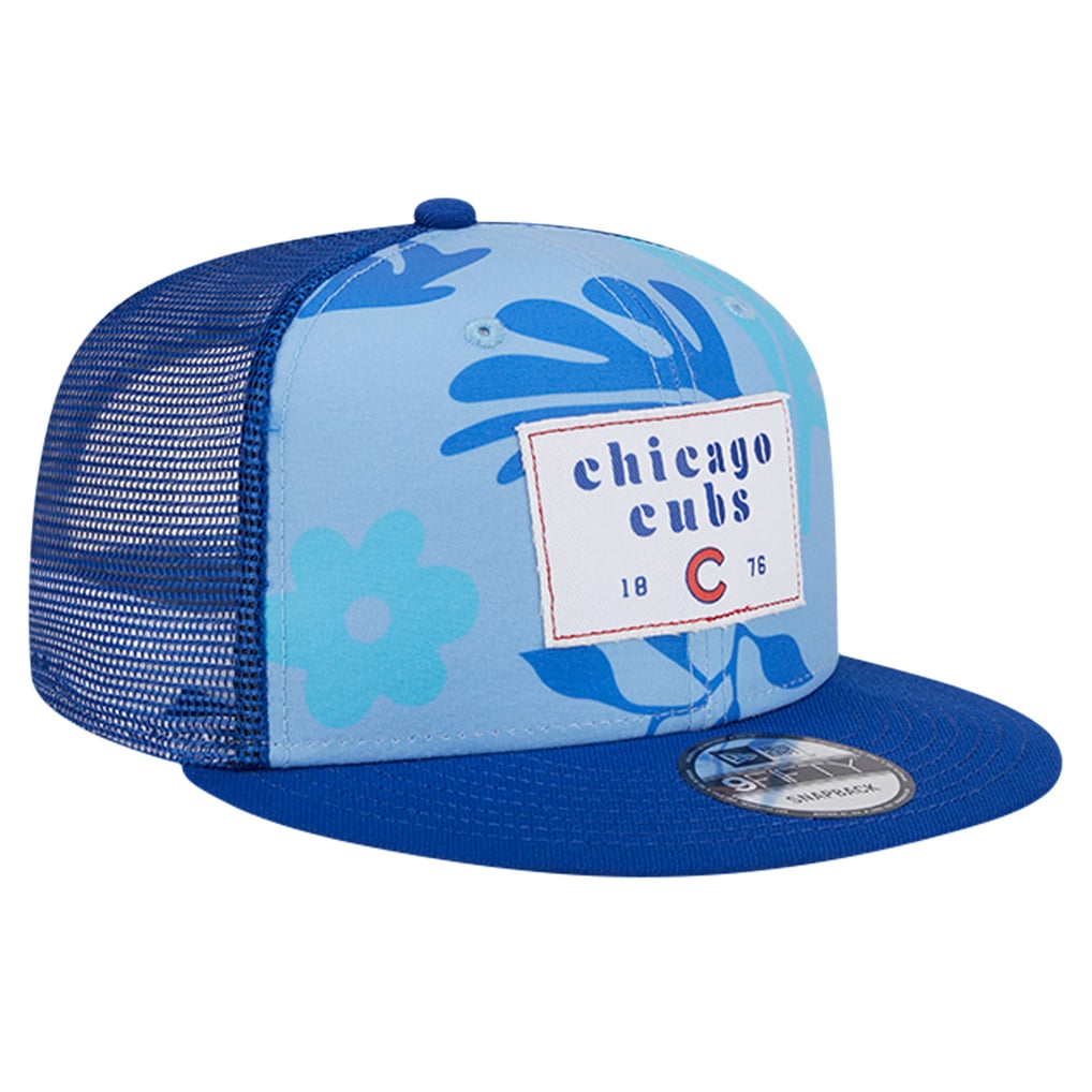 Chicago Cubs New Era Bikini Bottom Trucker 9FIFTY Snapback Hat - Royal