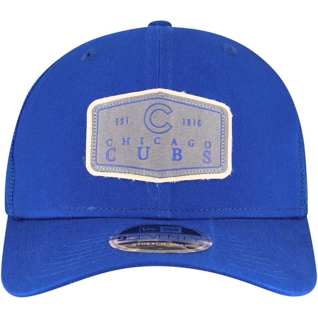 Chicago Cubs New Era Labeled 9SEVENTY Stretch-Snap Adjustable Hat - Royal