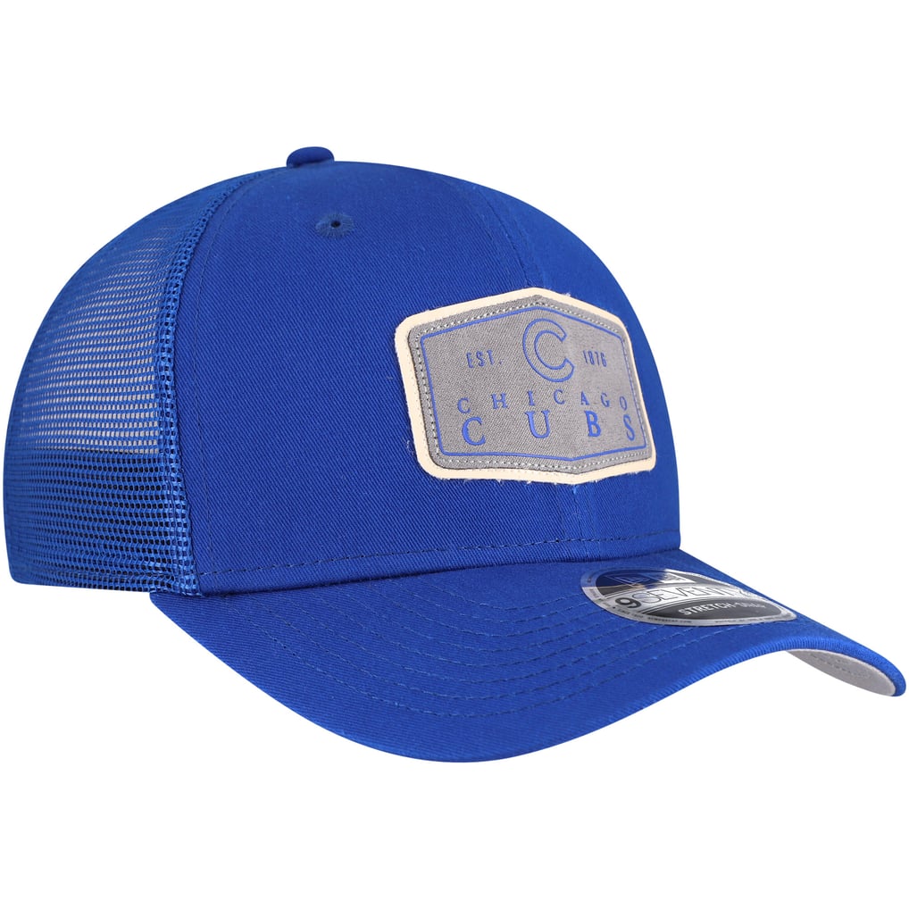 Chicago Cubs New Era Labeled 9SEVENTY Stretch-Snap Adjustable Hat - Royal