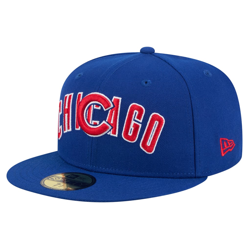 Chicago Cubs New Era Overlap 59FIFTY Fitted Hat - Royal