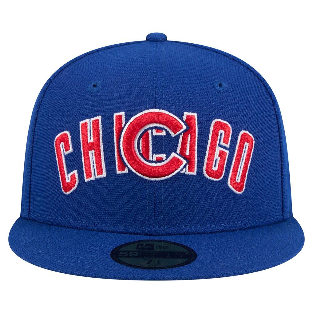 Chicago Cubs New Era Overlap 59FIFTY Fitted Hat - Royal