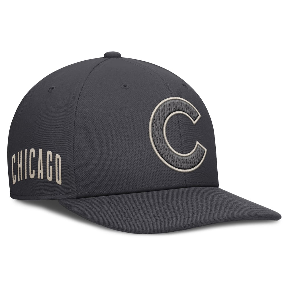 Chicago Cubs Nike Statement Pro Snapback Hat - Anthracite