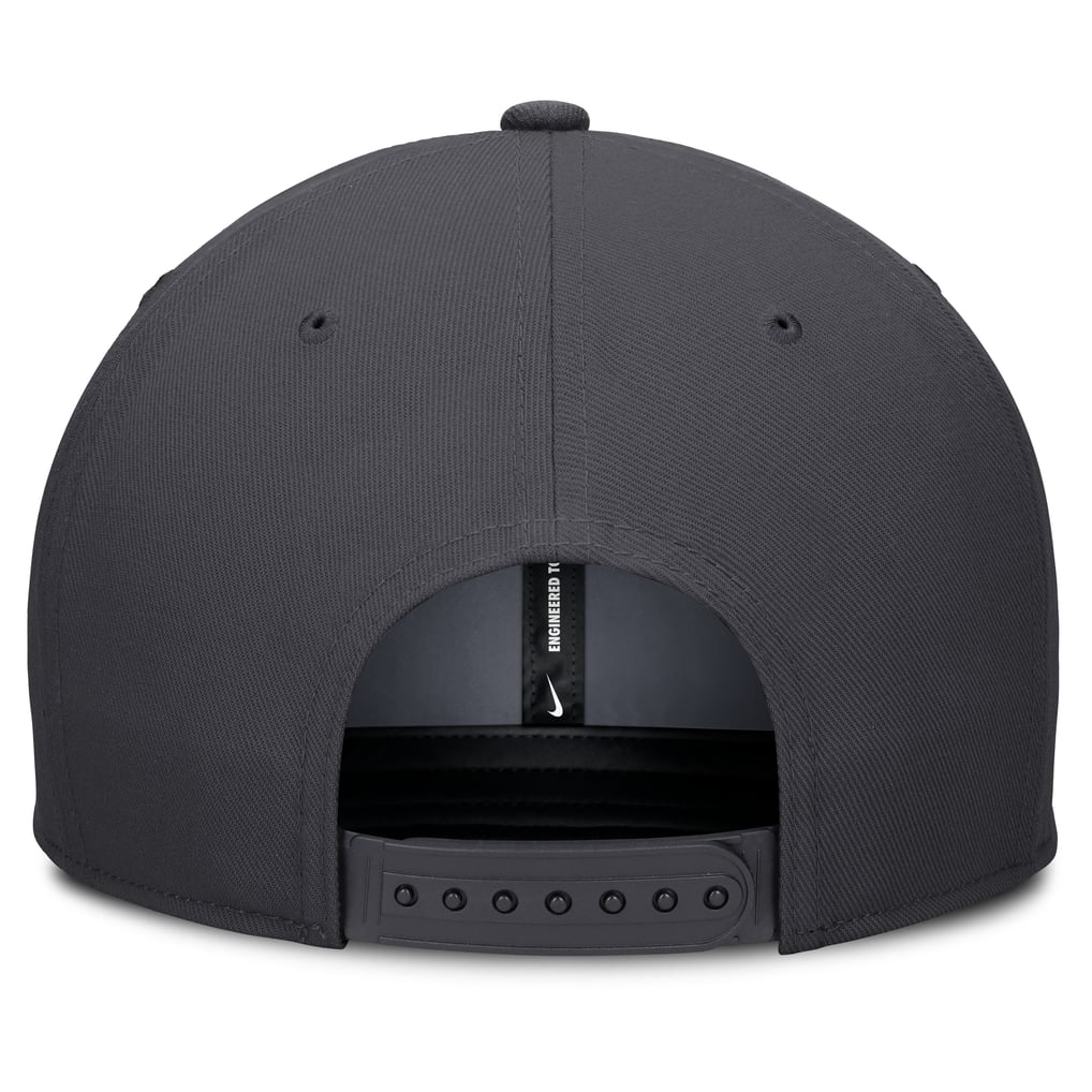 Chicago Cubs Nike Statement Pro Snapback Hat - Anthracite