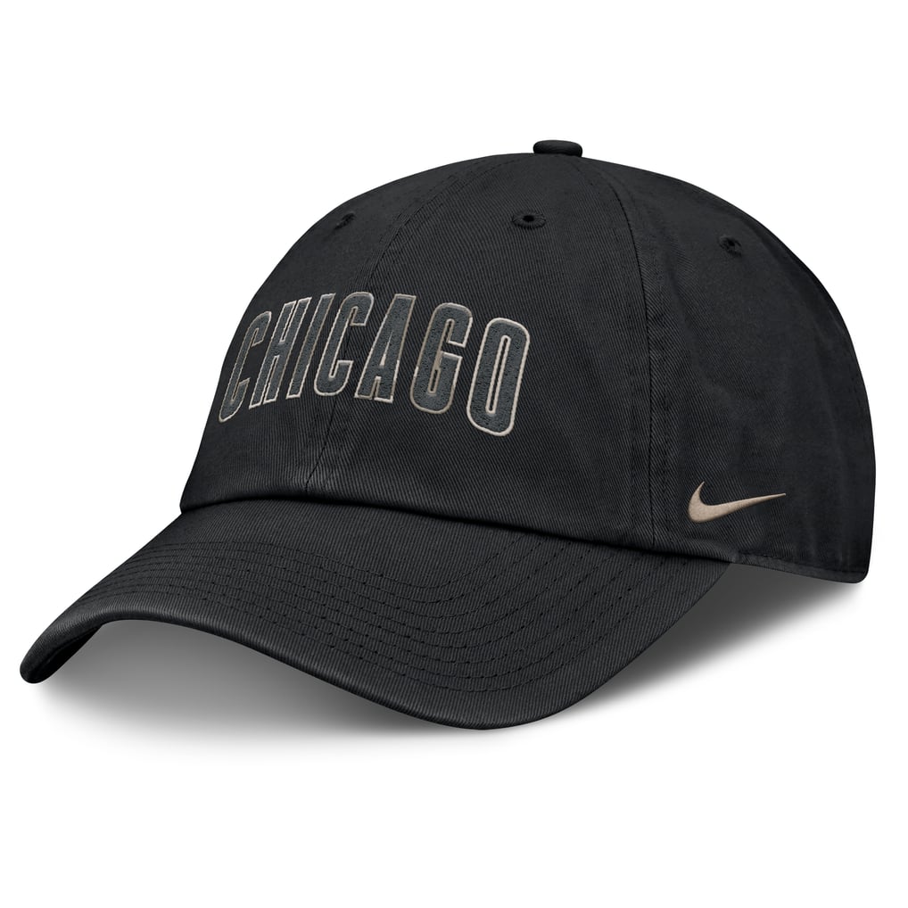 Chicago Cubs Nike Camo Pack Club Adjustable Hat - Black