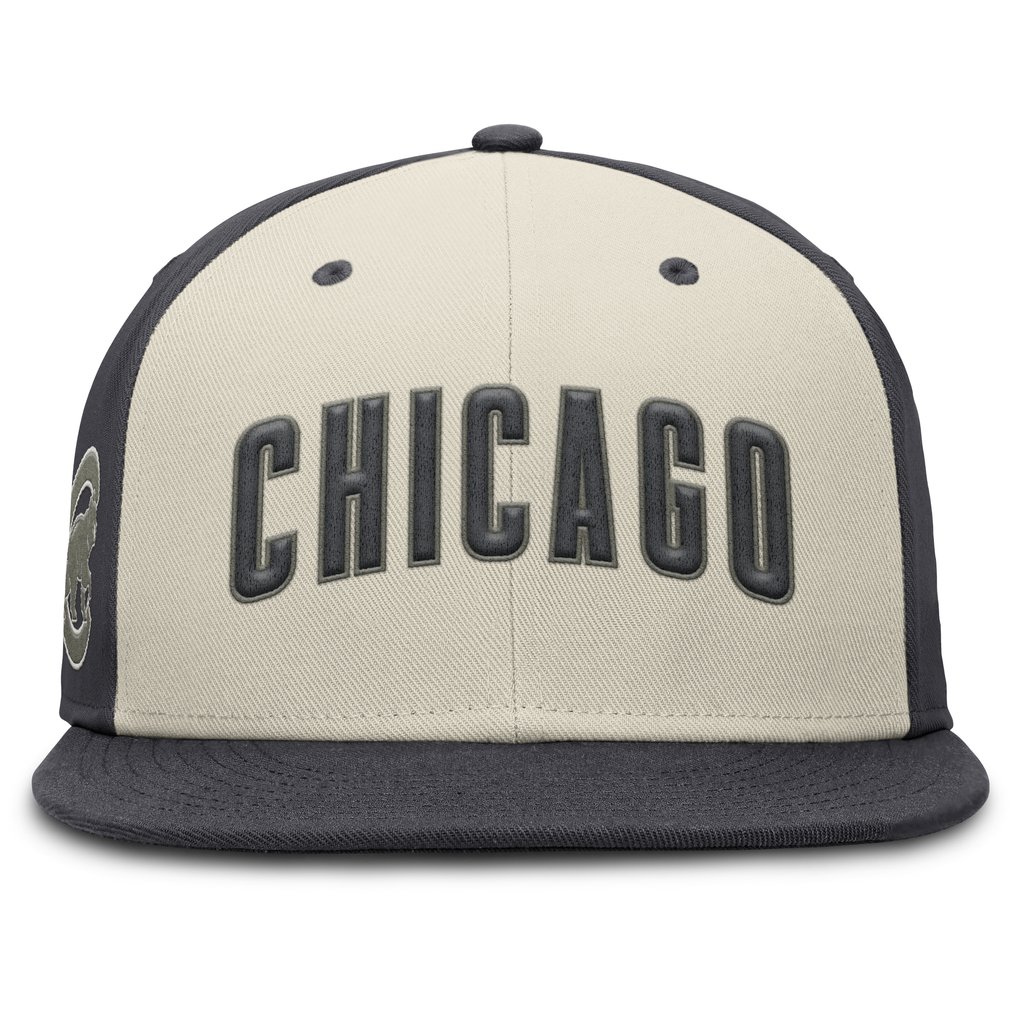  Chicago Cubs Nike Dri-FIT True Fitted Hat - Cream