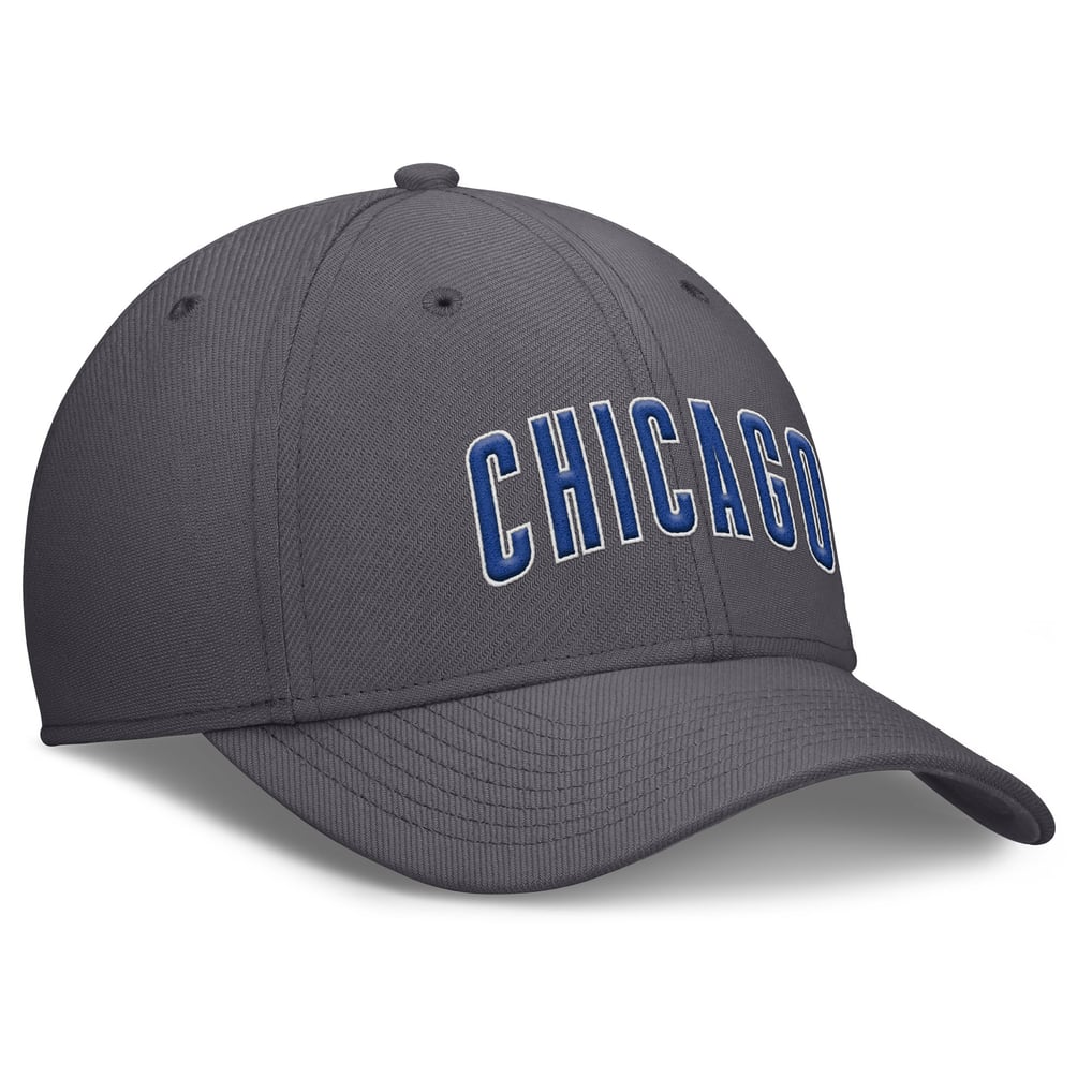  Chicago Cubs Nike Swoosh Performance Flex Hat - Gray