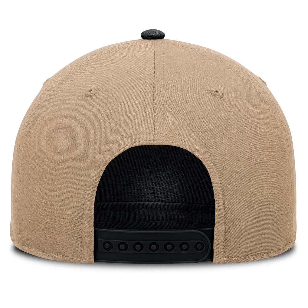  Chicago Cubs Nike Rise A-Frame Adjustable Hat - Khaki/Black